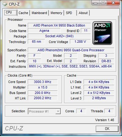 oc3ghz Review AMD Phenom X4 9950 BE