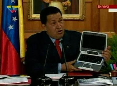 chavez_y_classmatepc chavez_y_classmatepc Venezuela encarga 1 millón de ClassmatePC