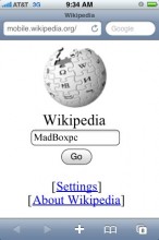 Mobile Wikipedia hace su debut