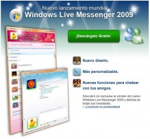 Lanzamiento Mundial Windows Live Messenger 2009