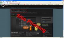 LagZero.Net denuncia Phishing chileno en Steam