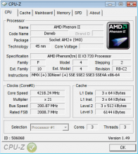 Phenom II x3 720 @4.2Ghz con aire