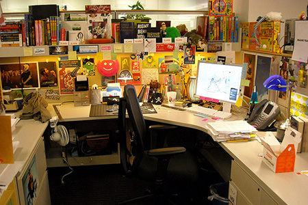 My cubicle, updated by Royal Sapien My cubicle, updated by Royal Sapien