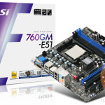 MSI 760GM-E51 AM3 micro-ATX