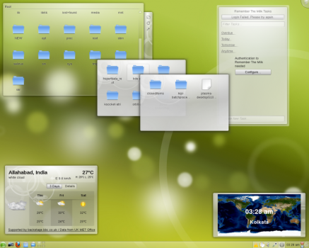 OS11.2M7-kde-desktop OS11.2M7 kde desktop 437x350 Se ha liberado openSUSE 11.2 final