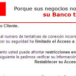Cuidado con caer en el phishing de Santander