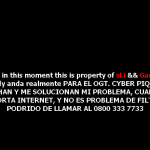 Usuarios molestos defacean página de Speedy Argentina