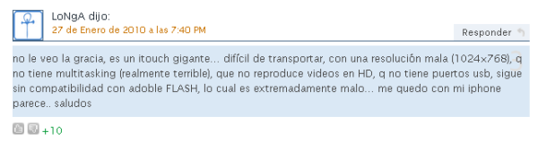 Valoración positiva