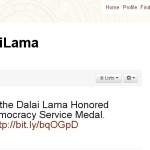 El Dalai Lama abre su cuenta en Twitter