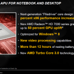 CES2012: AMD Trinity ULV de 17W apunta a los Ultrabooks