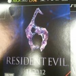 Letreto de Resident Evil 6 en GameStop