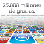 La App Store alcanza los 25000 Millones de descargas