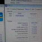Logran 3256 Mhz con 16GB de memoria DDR3 en doble canal