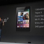 Google anunció Nexus 7, tablet con Android 4.1
