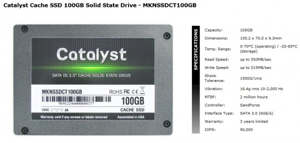 mushkin_catalyst_cache_ssd_100GB_spec