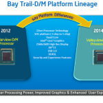 Más datos de la plataforma “Bay Trail” y sus SoC Atom “Valleyview” de 22nm