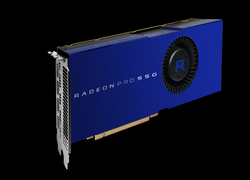 AMD Radeon Pro SSG, una tarjeta gráfica con disco SSD integrado #SIGGRAPH2016